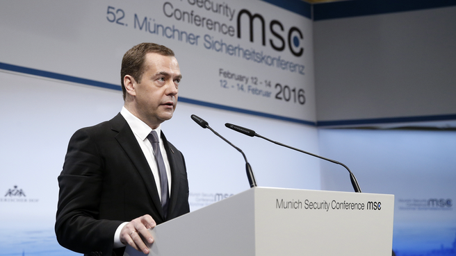 Dmitry Medvedev's speech at the panel discussion