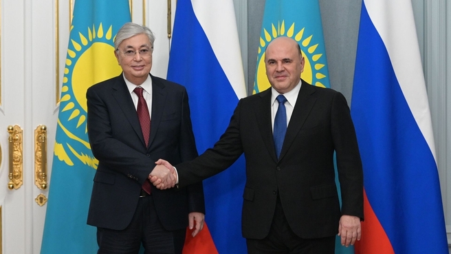 Mikhail Mishustin’s meeting with President of the Republic of Kazakhstan Kassym-Jomart Tokayev
