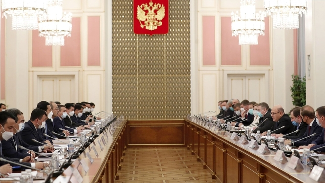 Заседание Совместной комиссии на уровне глав правительств Российской Федерации и Республики Узбекистан