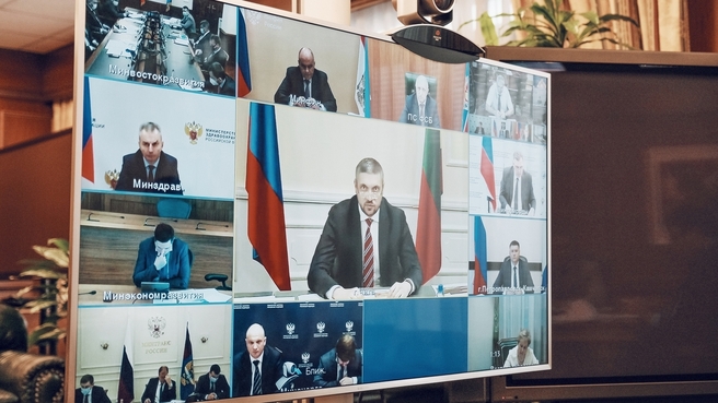 Совещание Юрия Трутнева о социально-экономическом развитии Забайкальского края (в режиме видеоконференции)