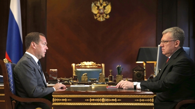 Встреча с председателем Счётной палаты Алексеем Кудриным