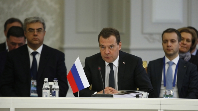 Выступление Дмитрия Медведева на заседании Евразийского межправительственного совета