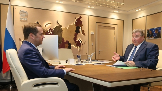 Встреча с главой Республики Мордовия Владимиром Волковым