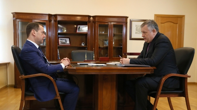 Встреча с губернатором Ленинградской области Александром Дрозденко
