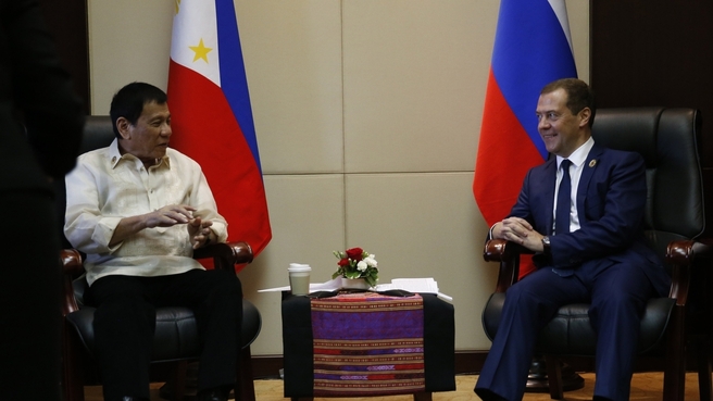 Встреча с Президентом Филиппин Родриго Дутерте