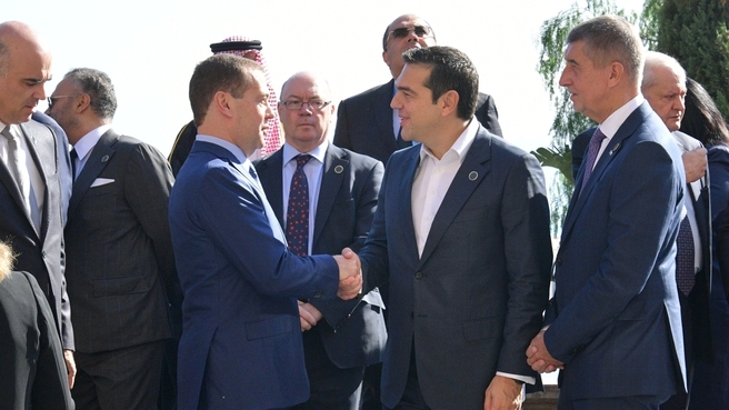With Prime Minister of Greece Alexis Tsipras