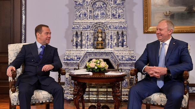 Встреча с Премьер-министром Белоруссии Сергеем Румасом