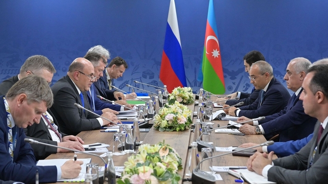 Conversation with Prime Minister of the Republic of Azerbaijan Ali Hidayat oglu Asadov