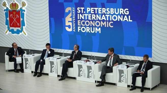 Дмитрий Григоренко на сессии Петербургского международного экономического форума. Сессия «Жизнь без проверок: реальность или иллюзия?»