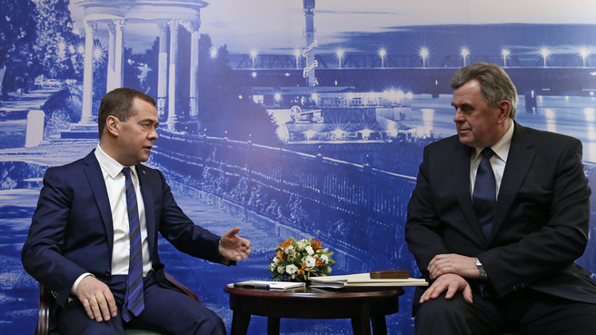 Рабочая встреча с губернатором Ярославской области Сергеем Ястребовым