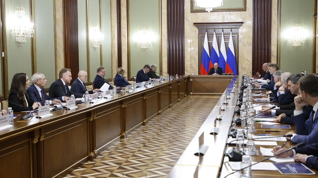 Встреча Михаила Мишустина с членами Экспертного совета при Правительстве