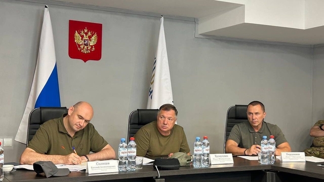 В ходе рабочей поездки в ДНР Марат Хуснуллин провёл ряд совещаний