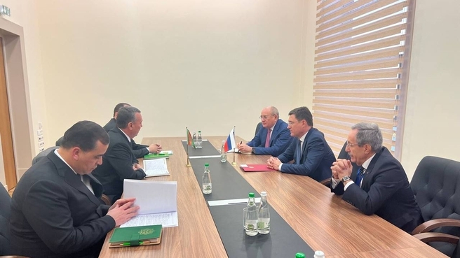Alexander Novak’s meeting with Deputy Prime Minister of Turkmenistan Shakhym Abdrakhmanov