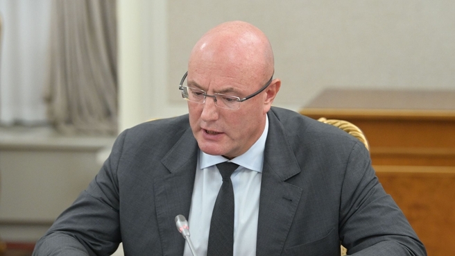 Дмитрий Чернышенко на оперативном совещании с вице-премьерами