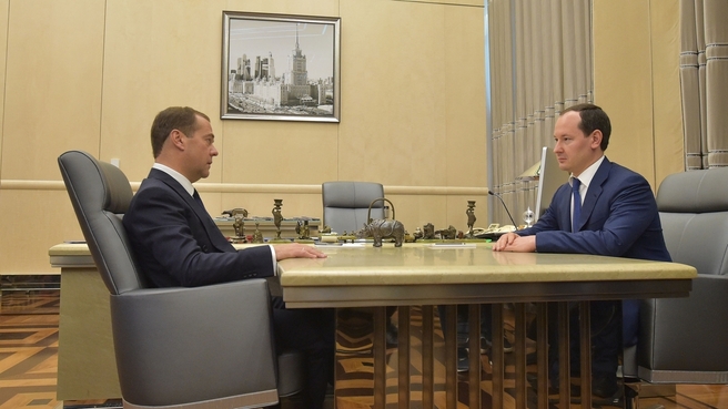 Встреча с Павлом Ливинским, рекомендованным на должность генерального директора ПАО «Россети»