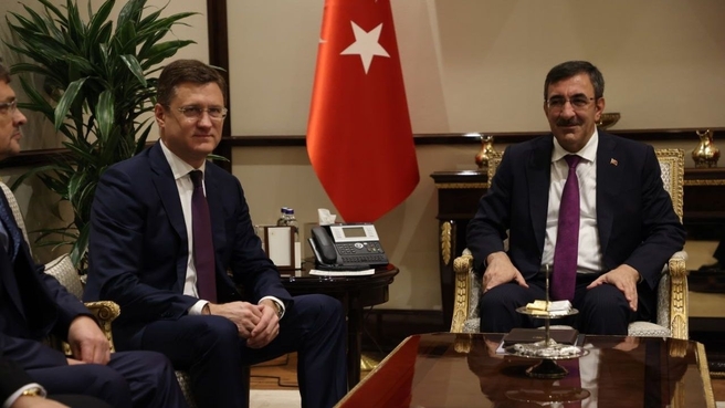 Alexander Novak discussed current issues of bilateral interaction between Russia and Türkiye with Vice President of the Republic of Türkiye Cevdet Yilmaz