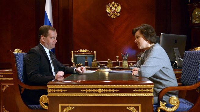 Встреча с губернатором Ханты-Мансийского автономного округа – Югры Натальей Комаровой