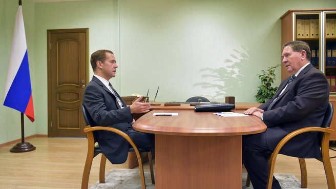 Встреча с губернатором Курской области Александром Михайловым