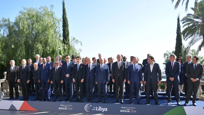The heads of delegations from the states participating in the International Conference on Libya