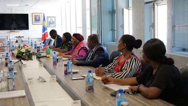 Встреча сопредседателей Межправительственной Российско-Намибийской комиссии по торгово-экономическому сотрудничеству