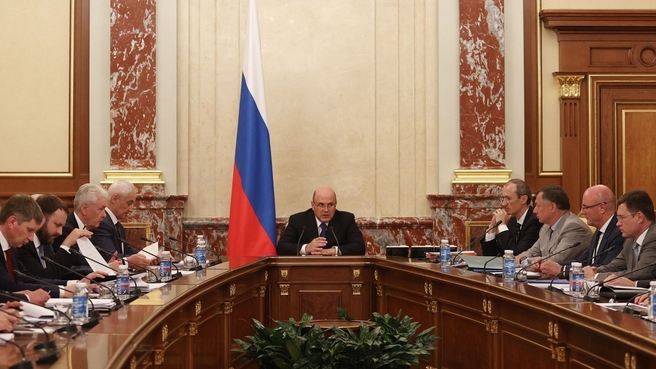 Government Commission Presidium meeting on Enhancing Economic Resilience to the Sanctions