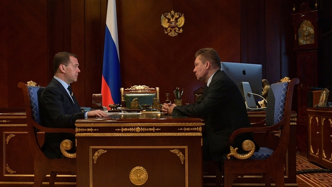 Встреча с председателем правления ПАО «Газпром» Алексеем Миллером