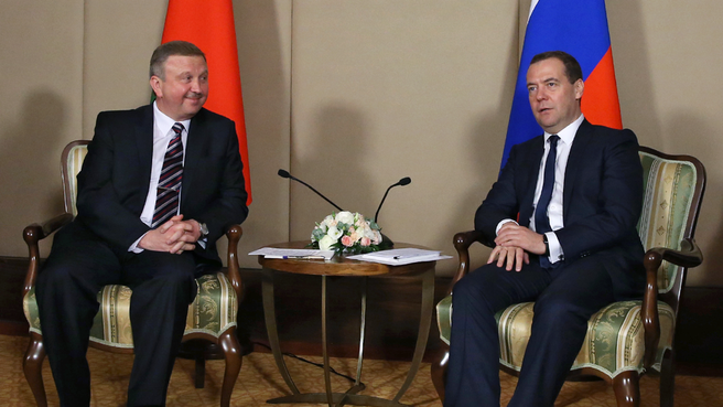 Встреча с Премьер-министром Белоруссии Андреем Кобяковым