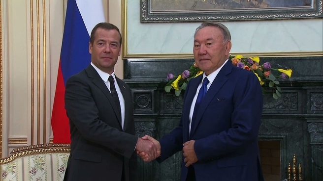 Беседа с Президентом Республики Казахстан Нурсултаном Назарбаевым