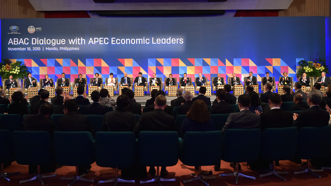 Dmitry Medvedev attended the APEC leaders’ dialogue with ABAC members