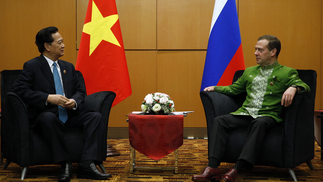 Dmitry Medvedev meets with Prime Minister of Vietnam Nguyen Tan Dung