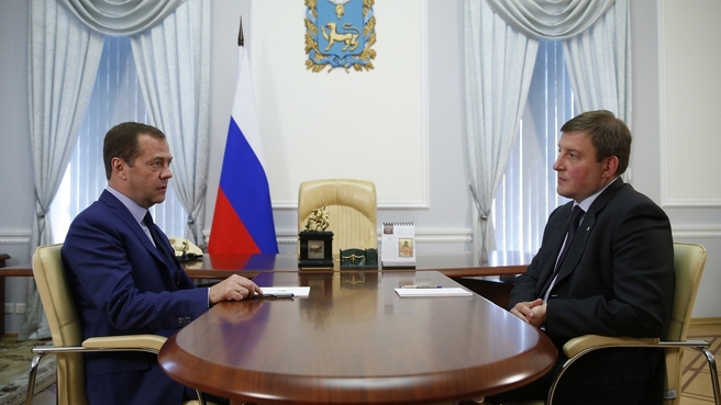 Встреча с губернатором Псковской области Андреем Турчаком