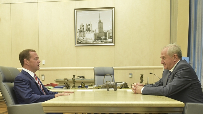 Встреча с руководителем Федеральной таможенной службы Владимиром Булавиным