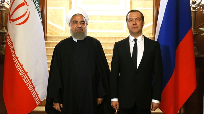 Meeting with Iranian President Hassan Rouhani