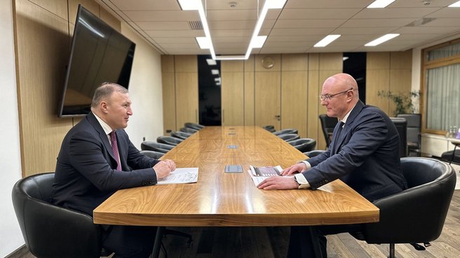 Дмитрий Чернышенко провёл рабочую встречу с главой Адыгеи Муратом Кумпиловым