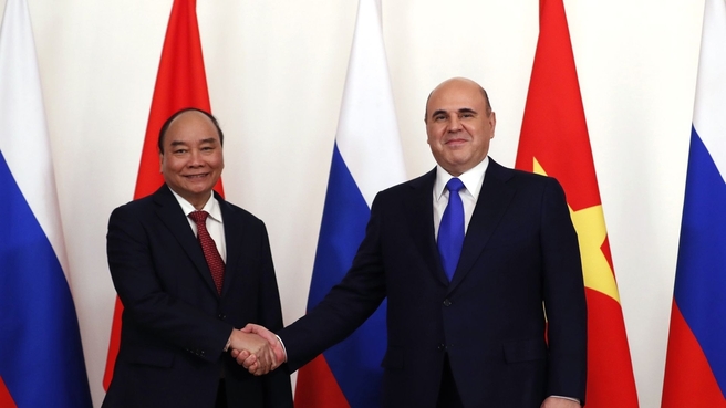 Mikhail Mishustin held talks with President of Vietnam Nguyen Xuan Phuc