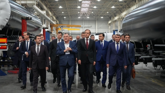 Денис Мантуров посетил промышленные предприятия Чувашской Республики