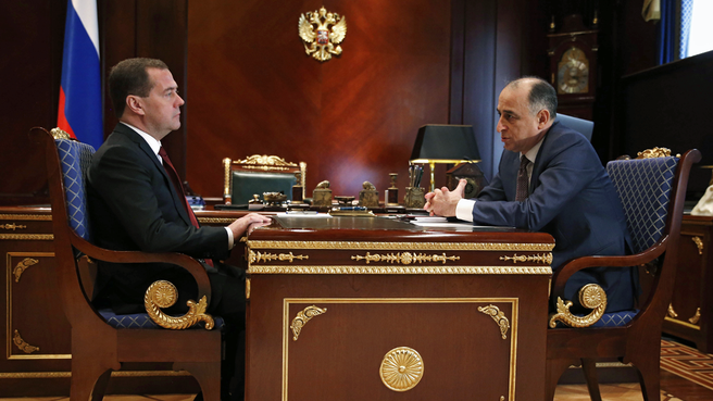 Встреча с главой Кабардино-Балкарской Республики Юрием Коковым