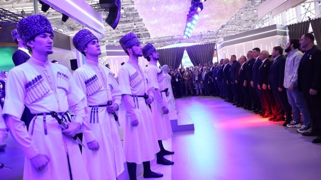 Церемония открытия Дней Чеченской Республики на выставке-форуме «Россия»