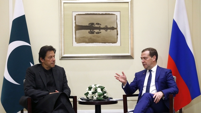 Meeting with Prime Minister of Pakistan Imran Khan