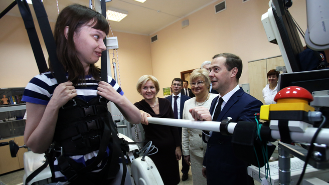Посещение Научно-практического центра медико-социальной реабилитации инвалидов имени Л.И.Швецовой