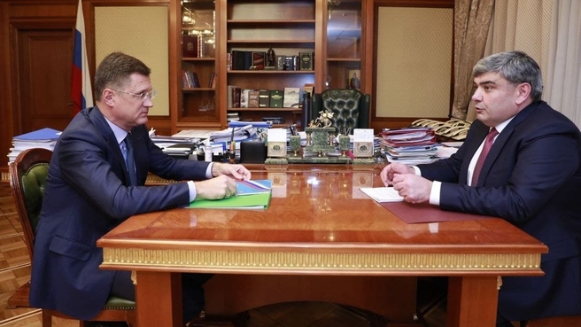 Состоялась встреча Александра Новака с главой Кабардино-Балкарской Республики Казбеком Коковым