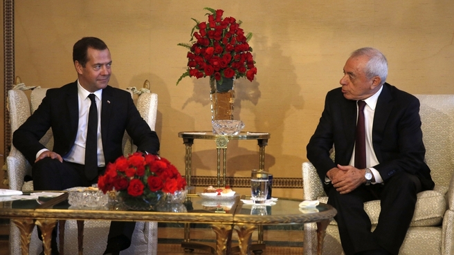Dmitry Medvedev’s talks with President of Algeria’s National People's Assembly Said Bouhadja