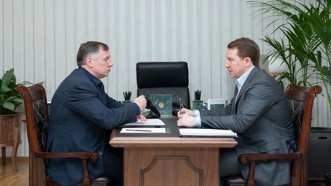 Марат Хуснуллин в рамках рабочей поездки в Сочи провёл встречу с мэром города Алексеем Копайгородским