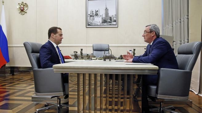 Рабочая встреча с главой Республики Коми Вячеславом Гайзером