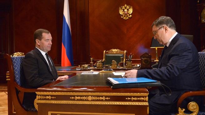 Встреча с губернатором Тамбовской области Олегом Бетиным