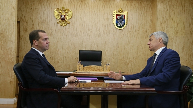 Встреча  главой Республики Карелия Артуром Парфенчиковым