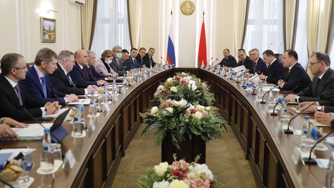 Встреча с Премьер-министром Республики Беларусь Романом Головченко