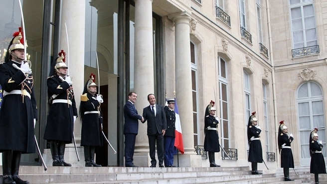 Встреча с Президентом Франции Франсуа Олландом