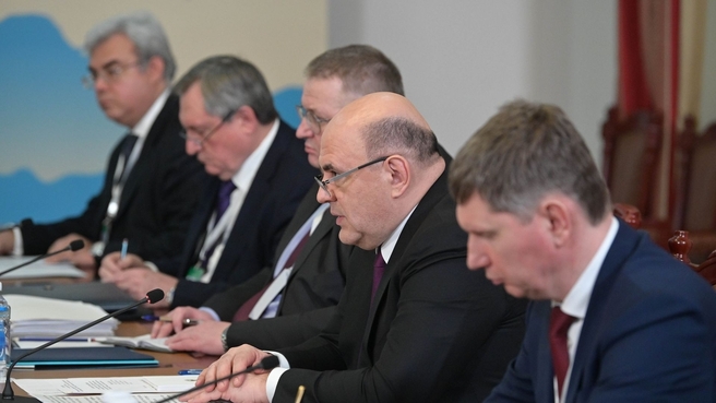 Mikhail Mishustin meets with Prime Minister of Belarus Roman Golovchenko