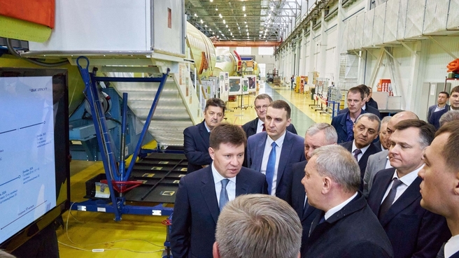 В рамках командировки по Дальнему Востоку вице-премьер Юрий Борисов посетил предприятия Объединённой авиастроительной корпорации